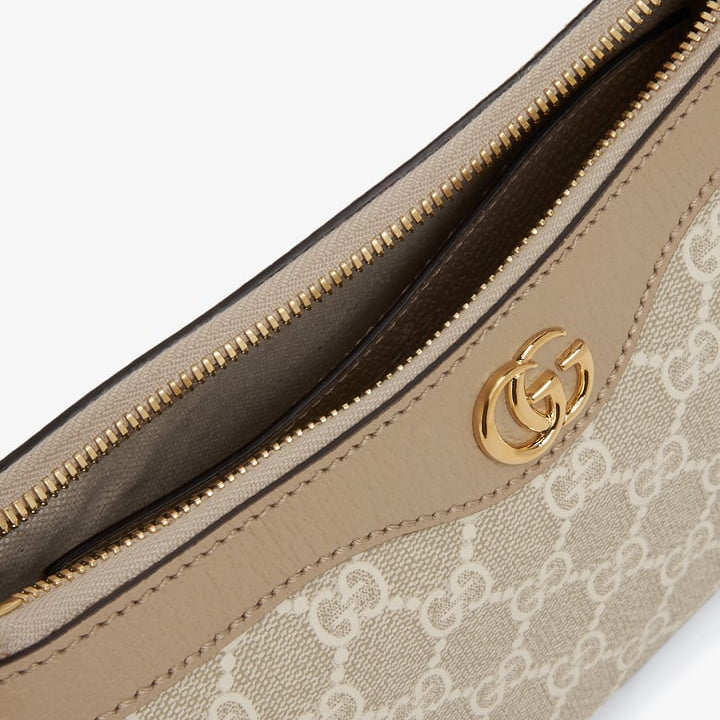 THE OPHIDIA LARGE SHOULDER BAG - NUDE