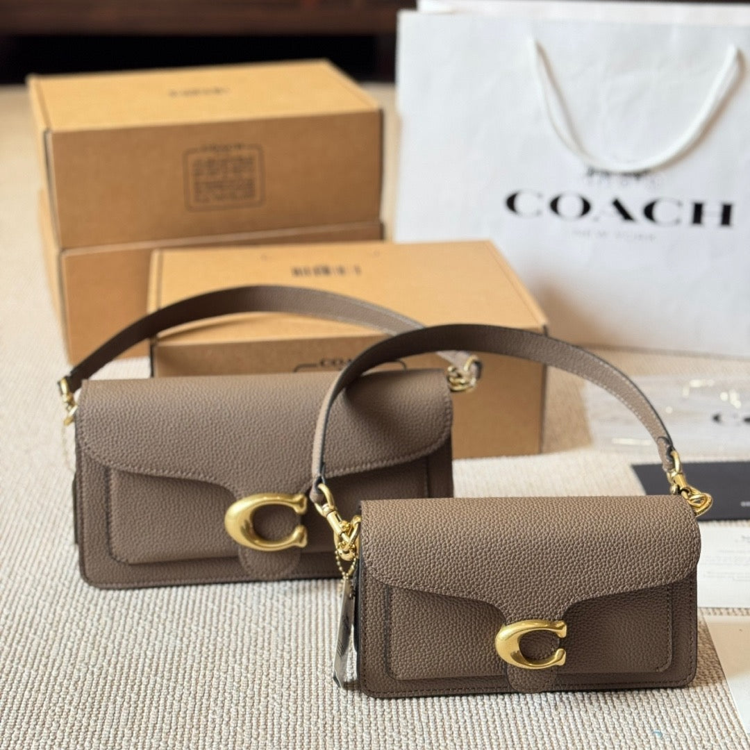 THE TABBY BAG 26 CM - STONE / NUDE