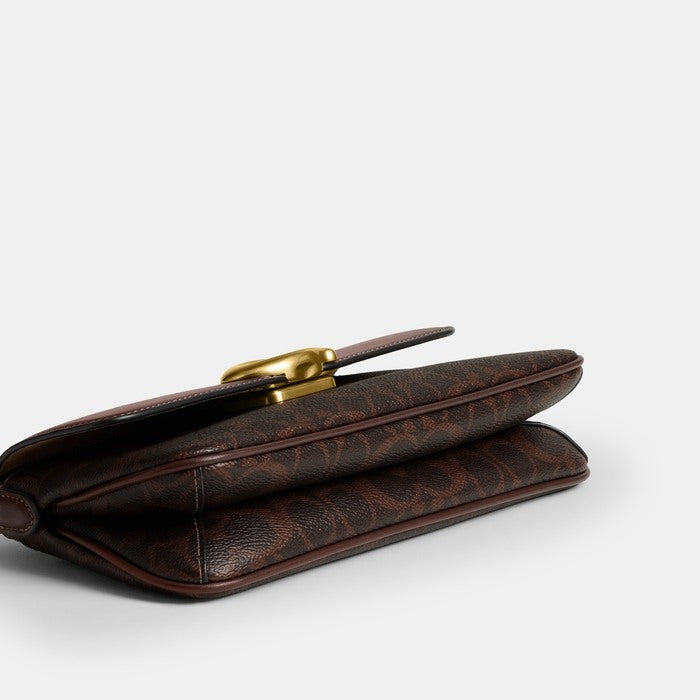 JET BAG - SIGNATURE DARK BROWN