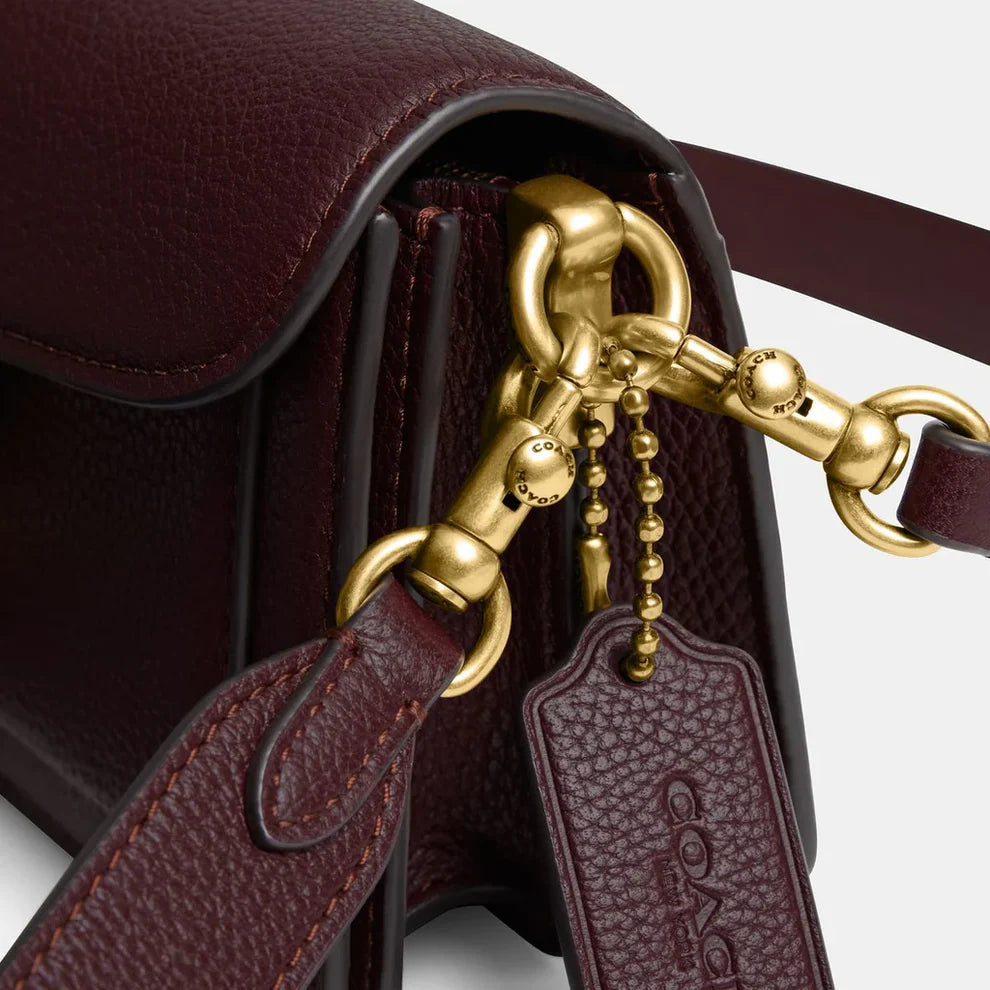 THE TABBY 26 CM BAG - BURGUNDY