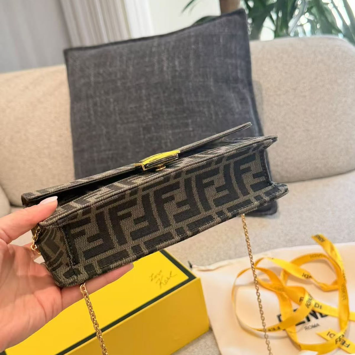 SMALL WALLET ON CHAIN BAG
