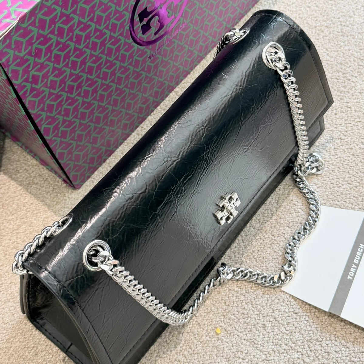 KIRA TURNLOCK SHOULDER BAG – BLACK