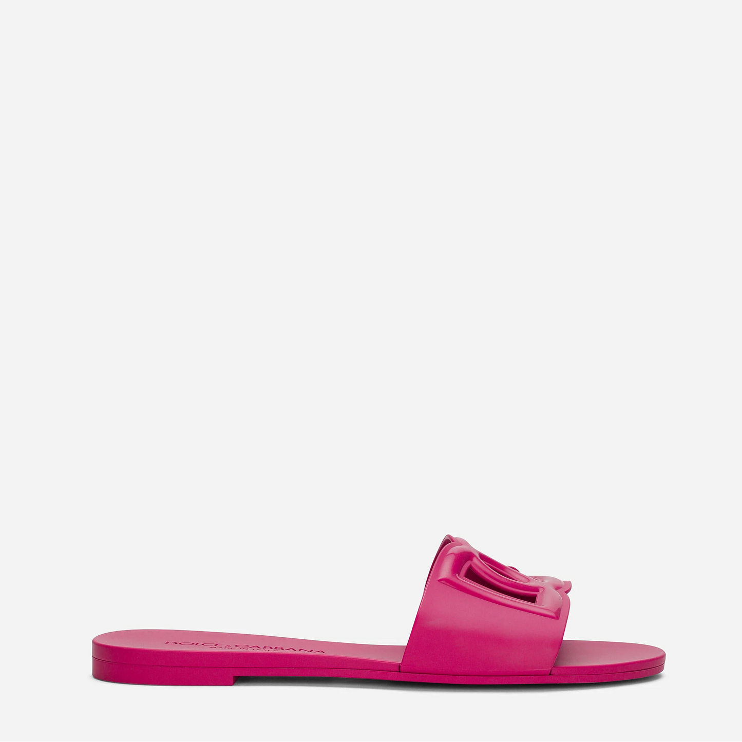 DG RUBBER SLIDE SANDALS - PINK