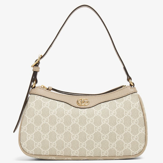 THE OPHIDIA LARGE SHOULDER BAG - NUDE