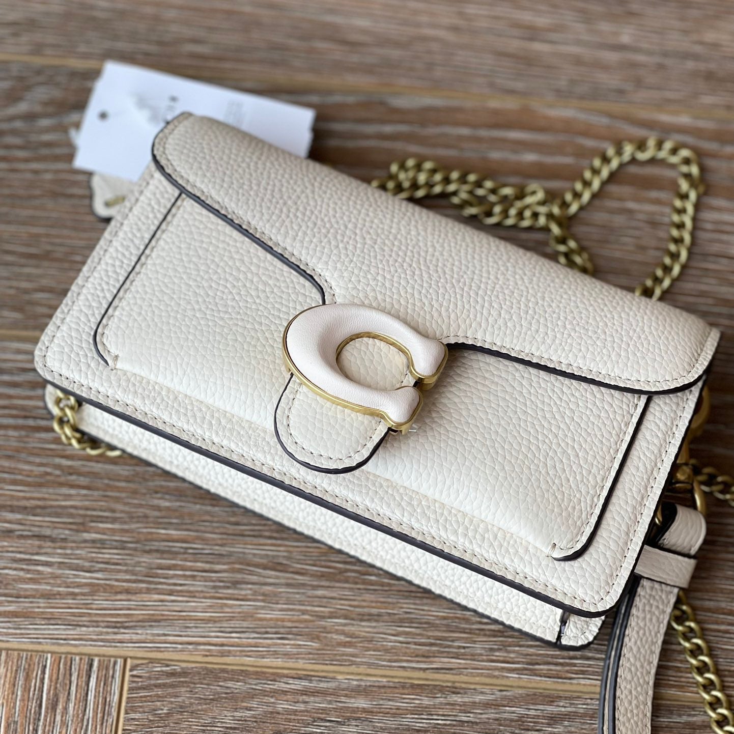 THE TABBY WRISTLET BAG - WHITE  (MINI)