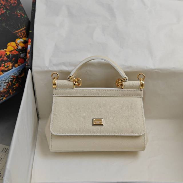 SICILY 18 CM BAG – CREAM