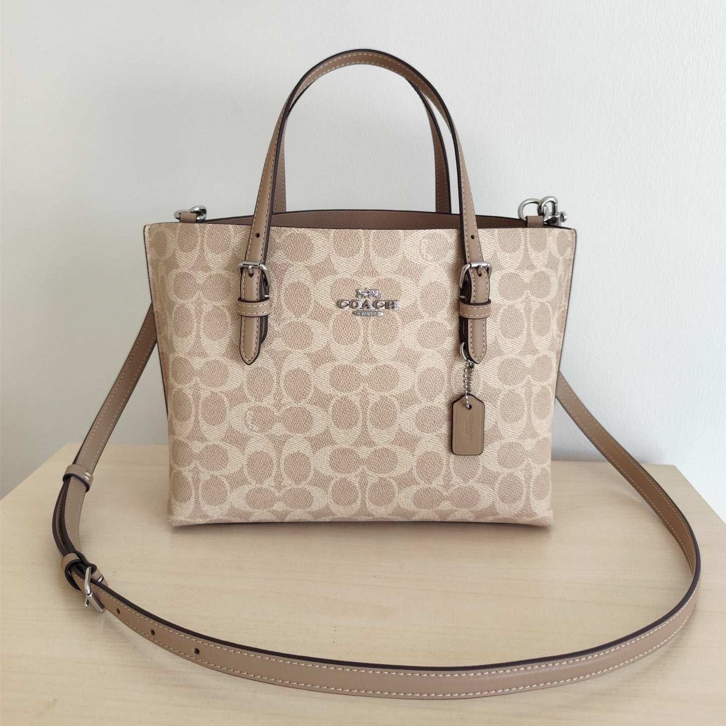 MOLLIE TOTE 25 BAG - NUDE