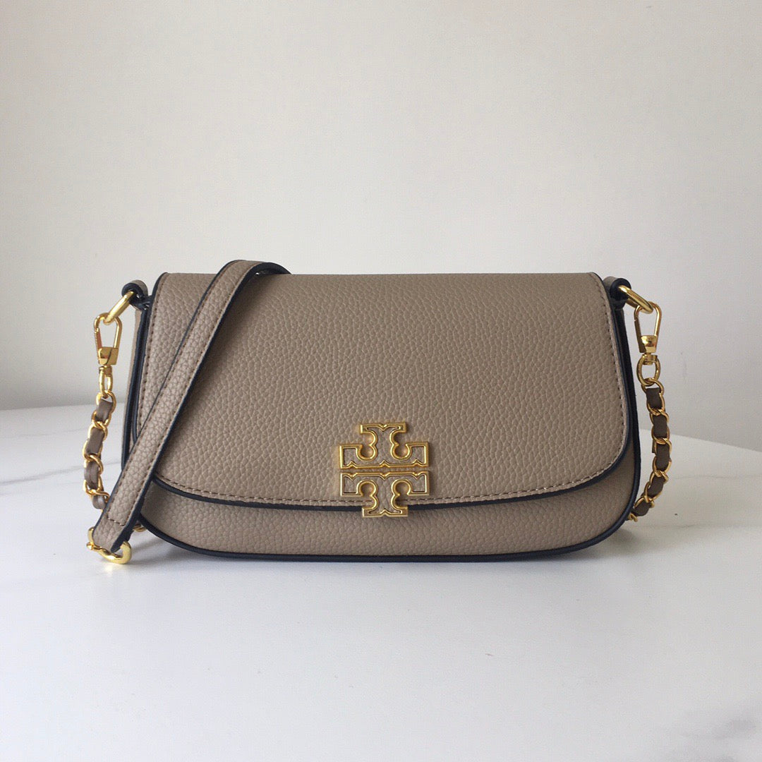 BRITTEN CONVERTIBLE CROSSBODY BAG – TAUPE