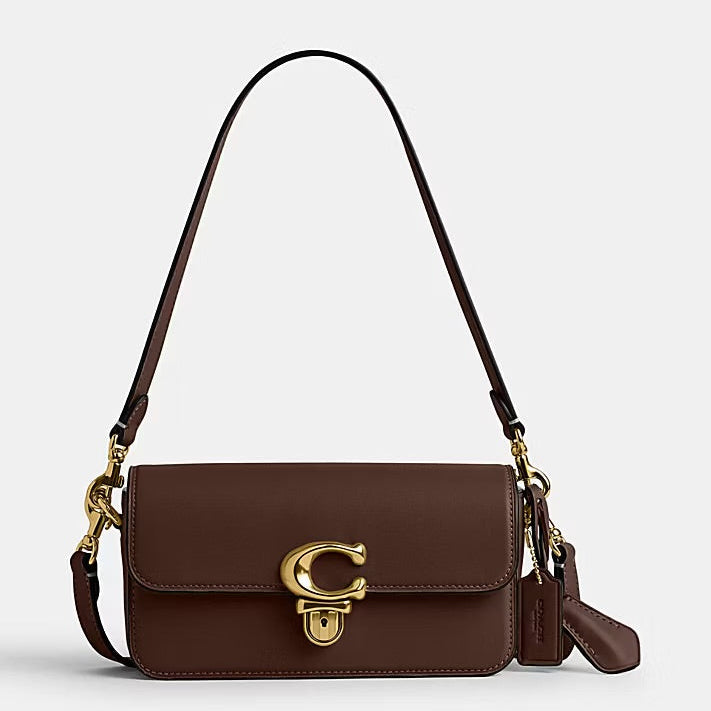 THE STUDIO BAGUETTE BAG - BROWN