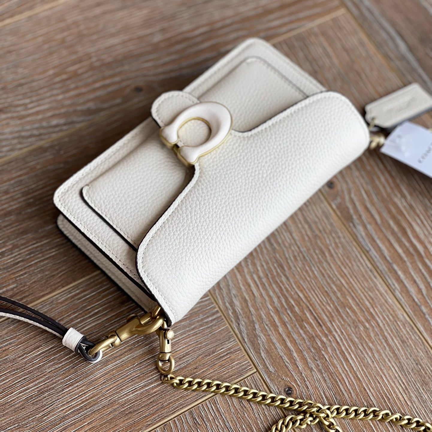 THE TABBY WRISTLET BAG - WHITE  (MINI)