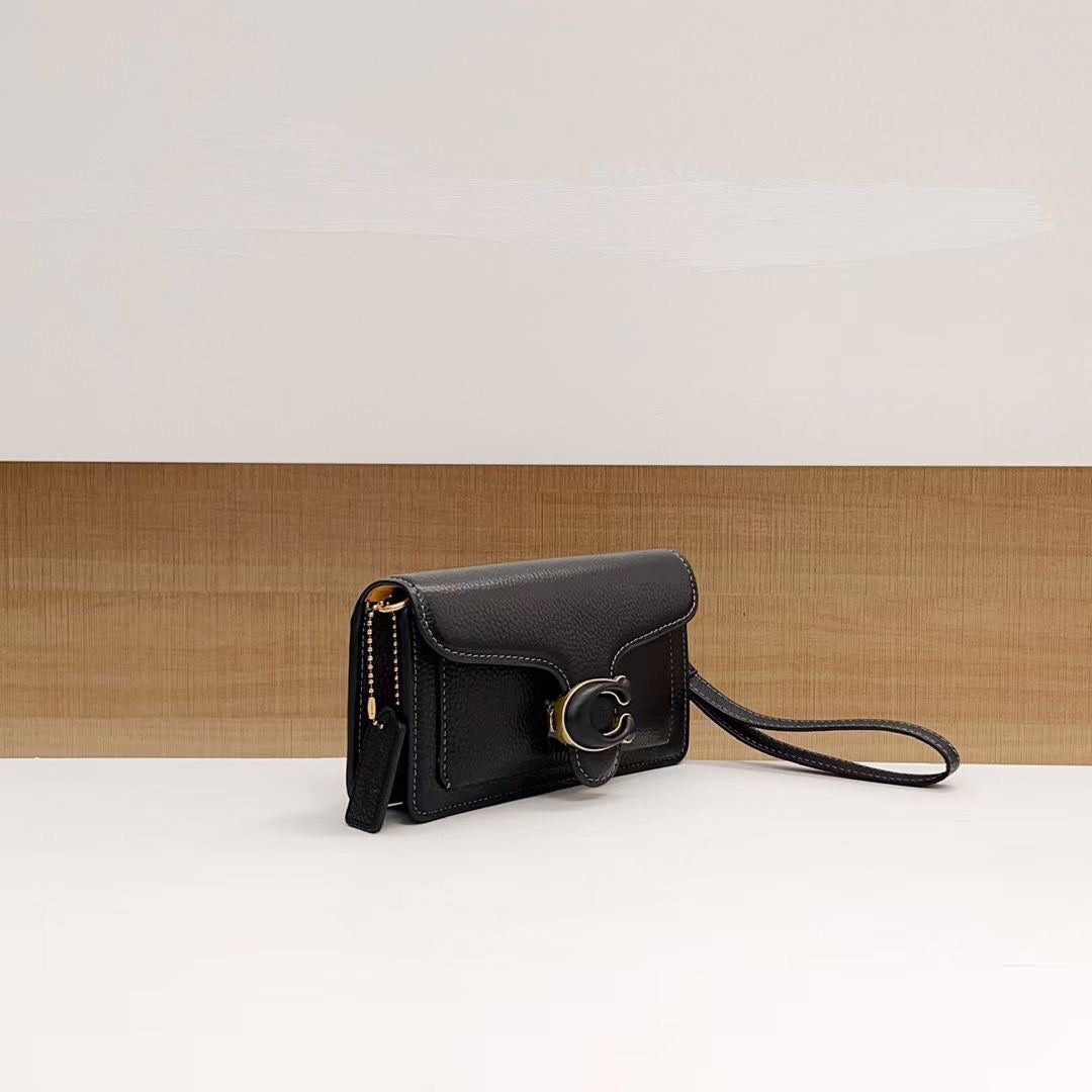 THE TABBY WRISTLET BAG - BLACK (MINI)