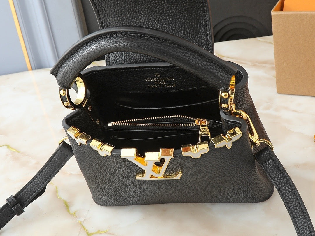 CAPUCINES MINI BAG - BLACK