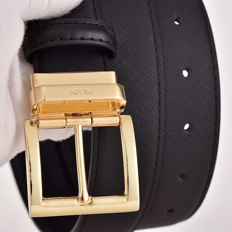 PD - BLACK BELT WITH GOLD HARDWARE - MENS