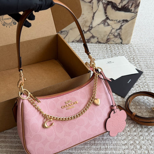 TERI SHOULDER BAG - PINK