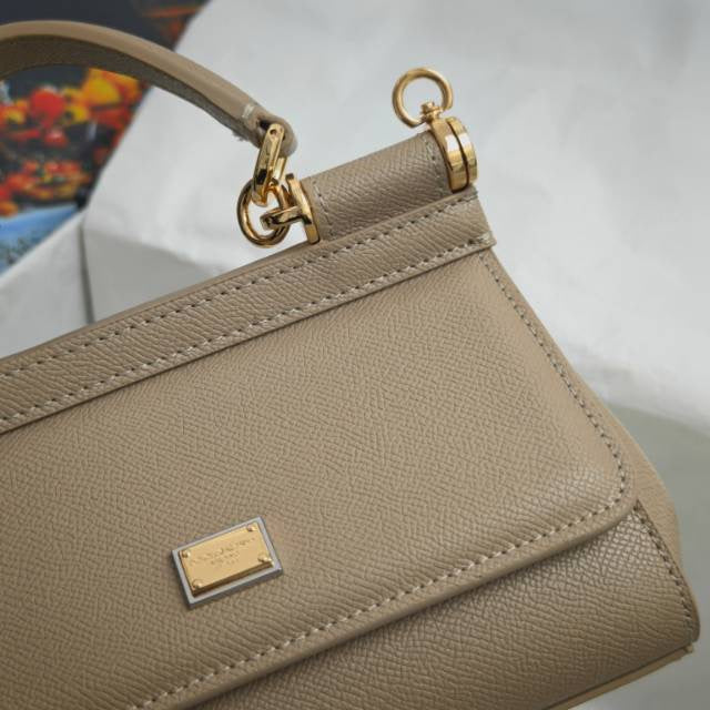 SICILY 18 CM BAG – NUDE