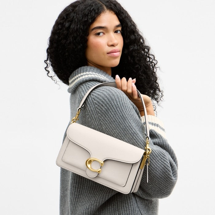 THE TABBY 26CM BAG - WHITE