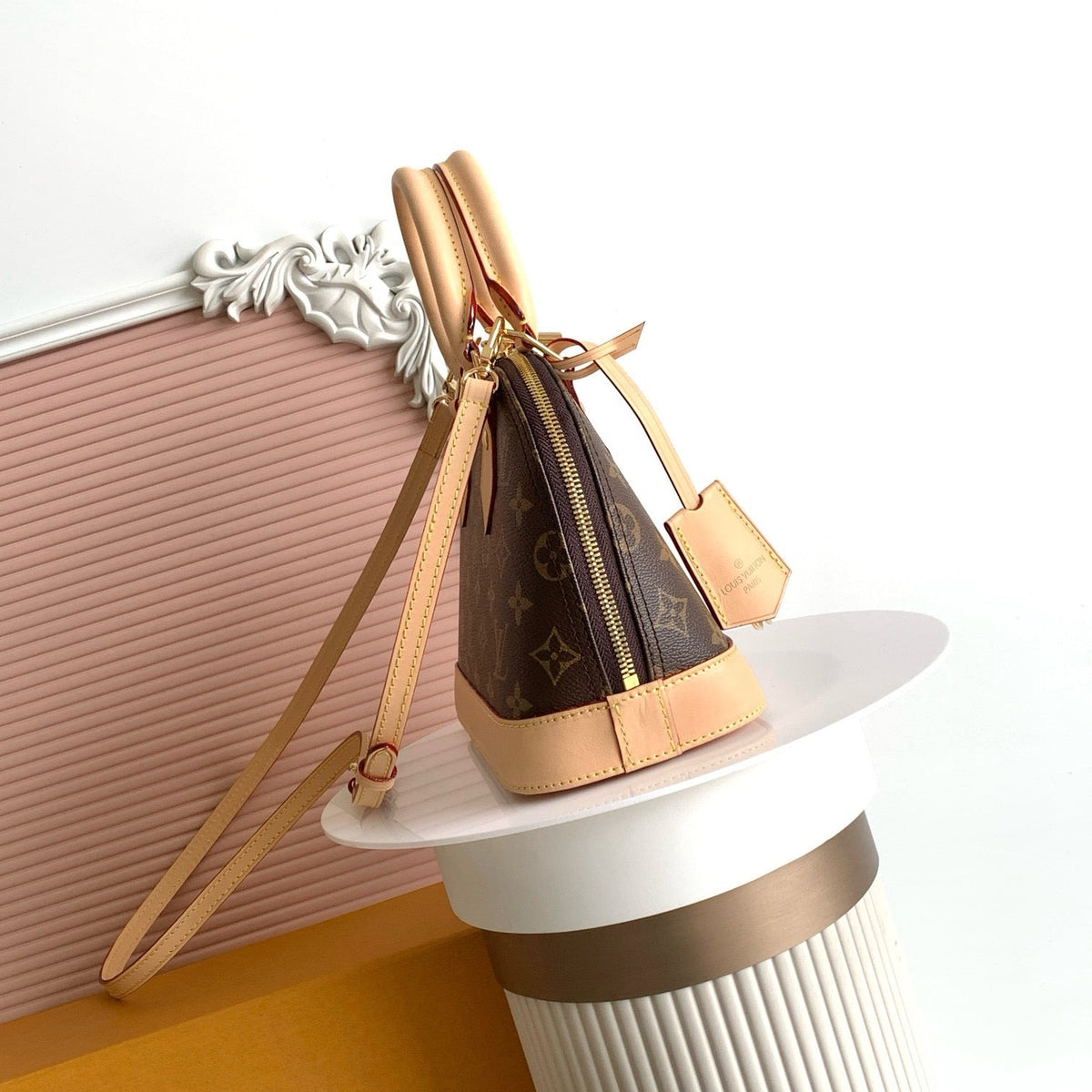 ALMA BAG - LIGHT BROWN