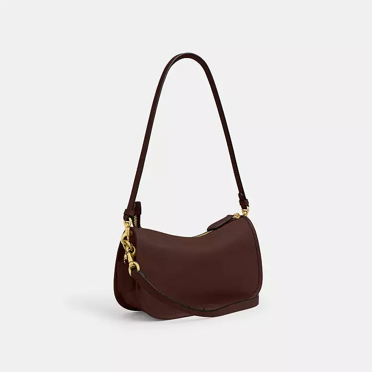 WAVERLY SHOULDER BAG - BROWN