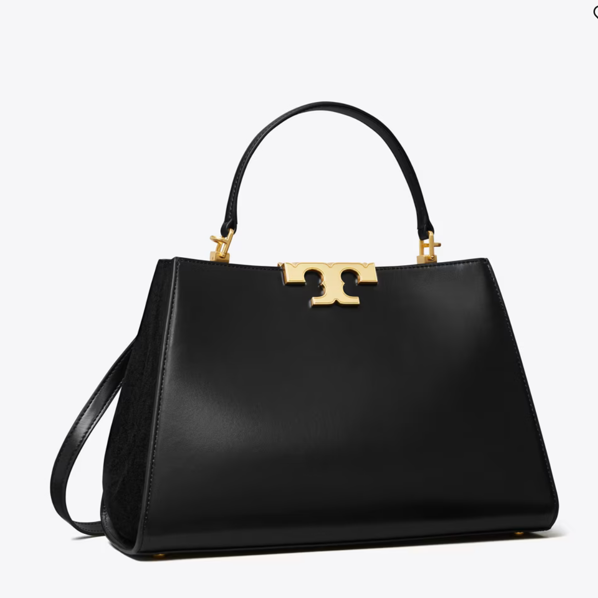 THE LARGE ELEANOR SATCHEL BAG - 30 CM BLACK