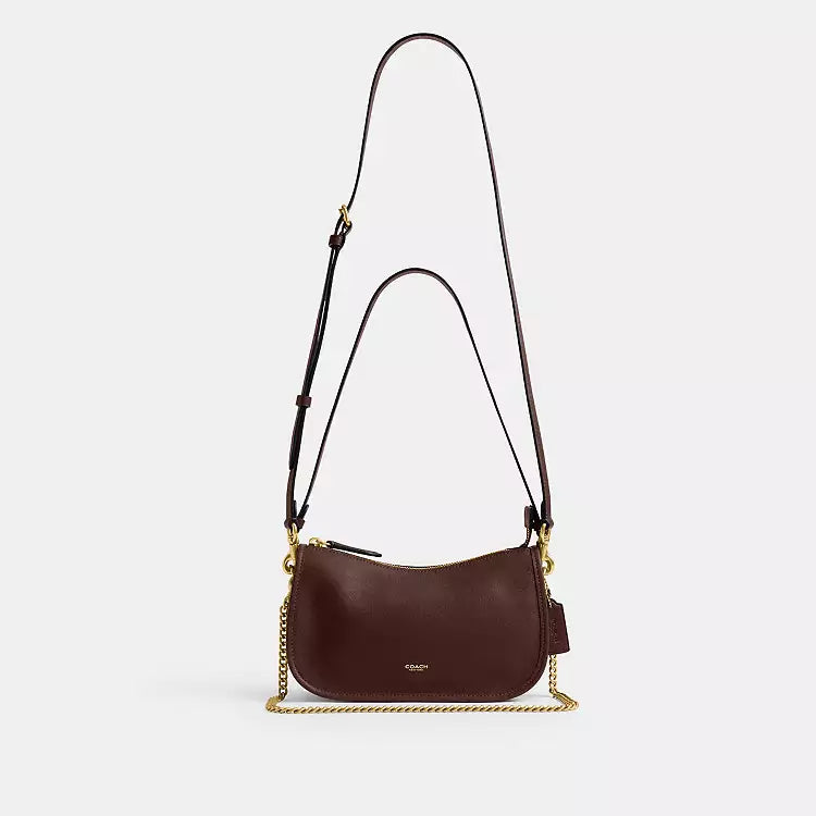 WAVERLY SHOULDER BAG - BROWN