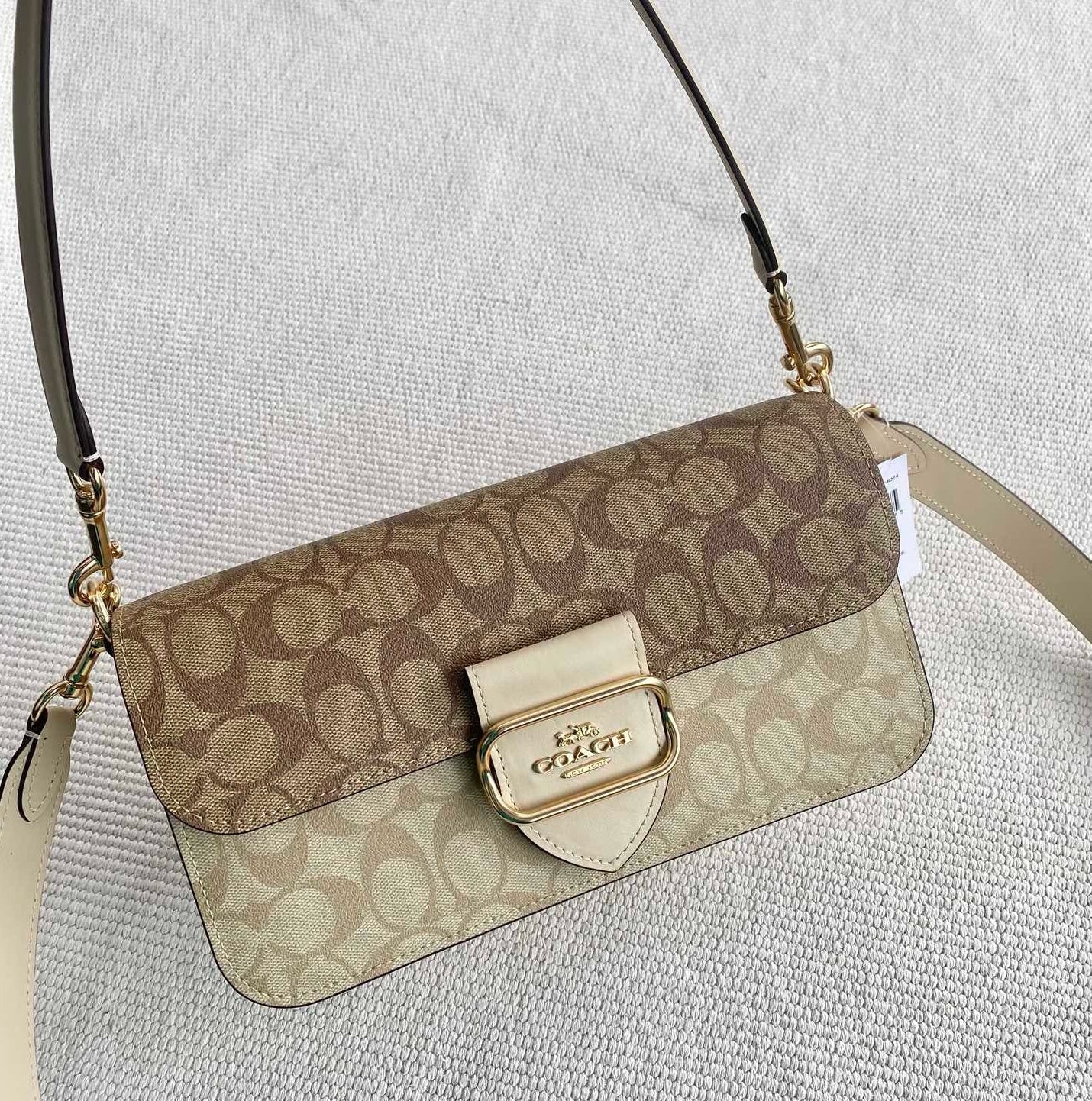 THE MORGAN SHOULDER BAG - SIGNATURE CANVAS