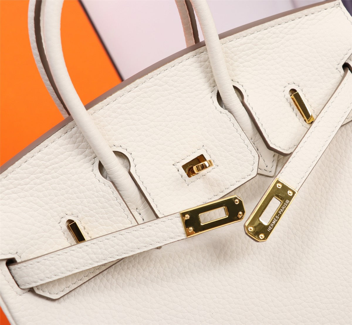 BIRKIN 30 – WHITE WITH GOLD HARDWARE