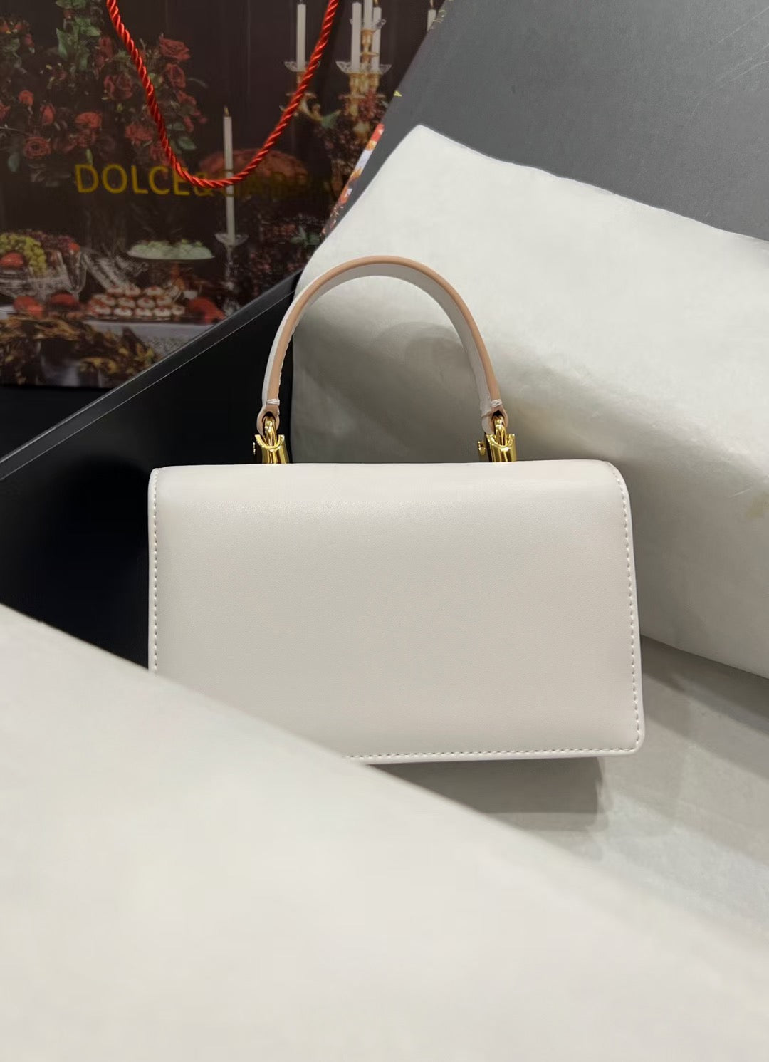 AMORE TOP HANDLE BAG – WHITE