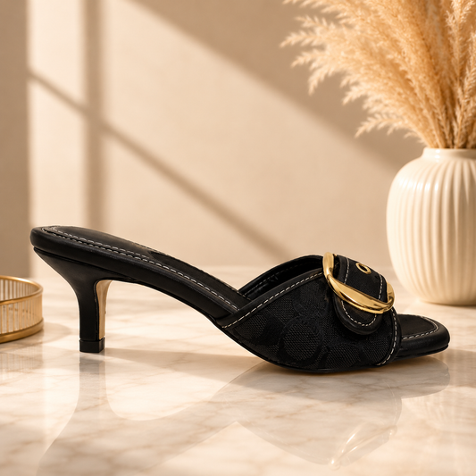 CC HEELS - BLACK ( Online Only)