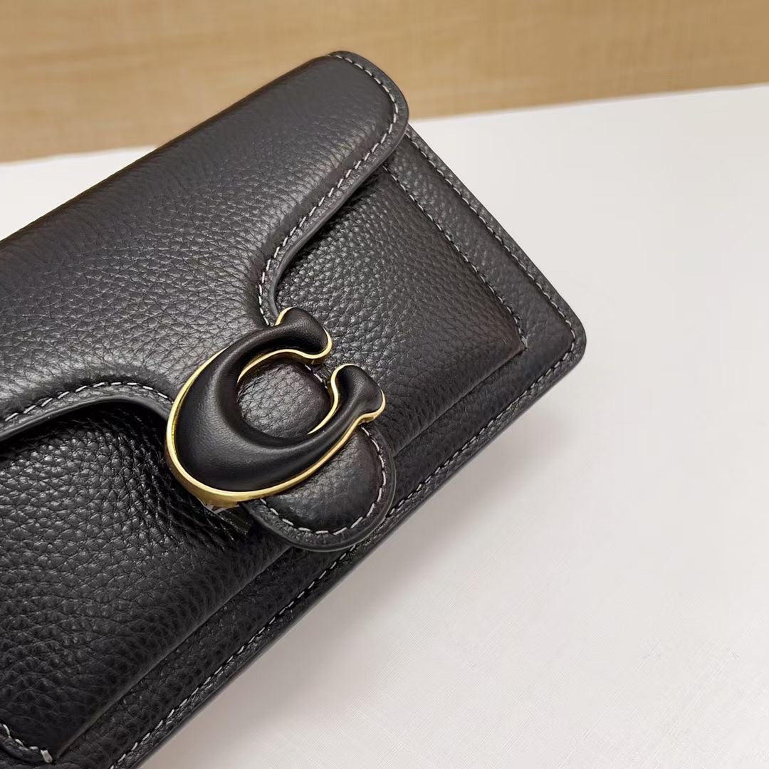 THE TABBY WRISTLET BAG - BLACK (MINI)