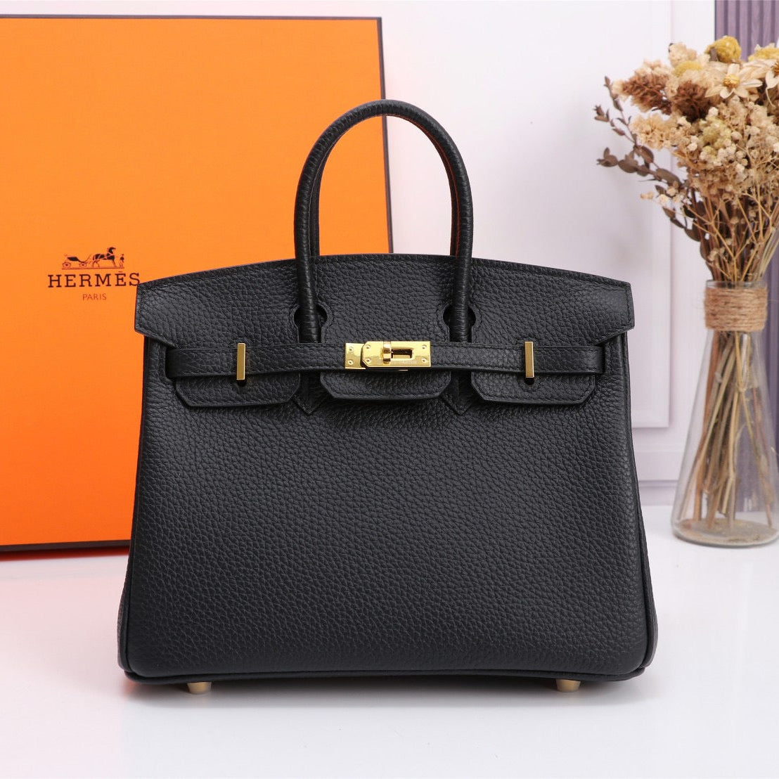 BIRKIN 30 – BLACK WITH GOLD HARDWARE