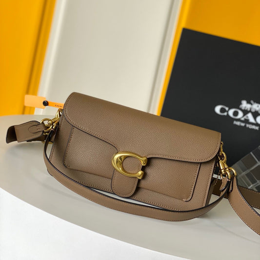 THE TABBY BAG 26 CM - STONE / NUDE