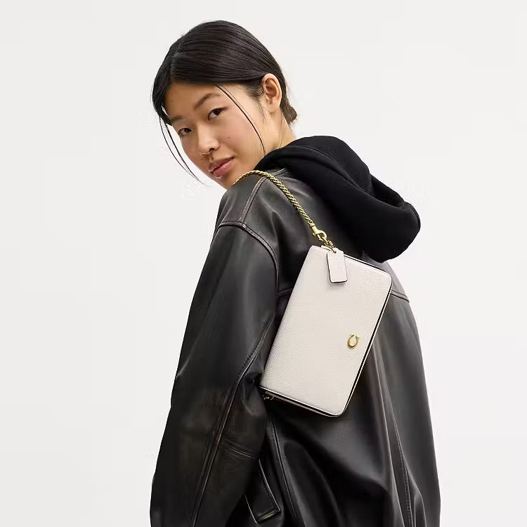 COACH MILA CROSSBODY BAG - WHITE