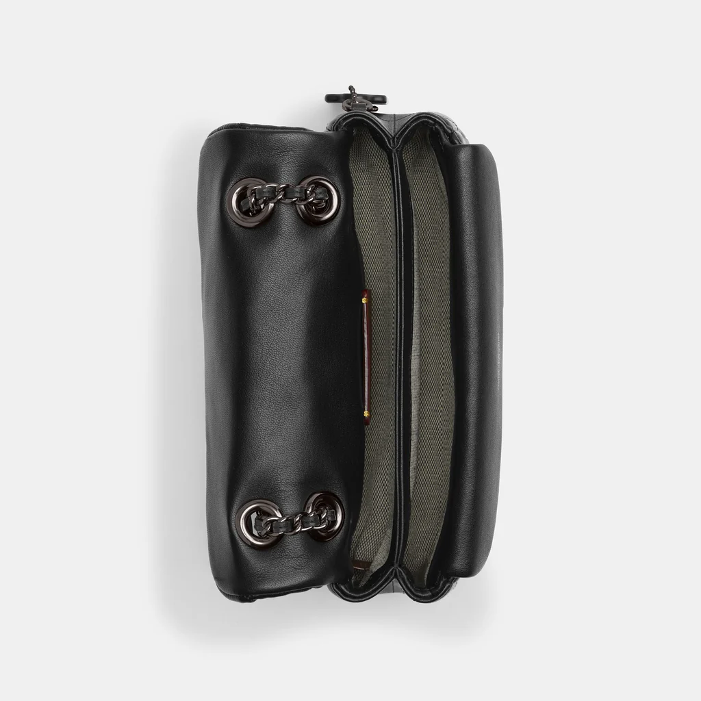 TABBY PILLOW QUILTED BAG BLACK - SILVER