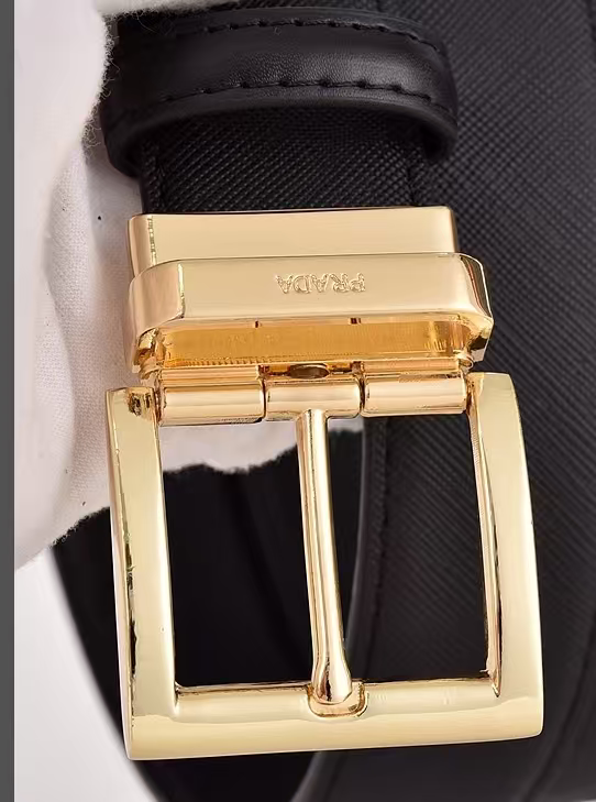 PD - BLACK BELT WITH GOLD HARDWARE - MENS