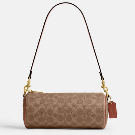 BARREL BAG - BROWN