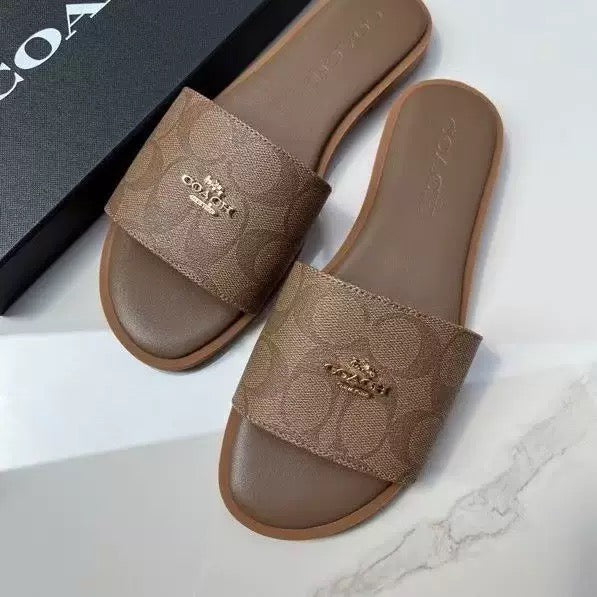 CC SLIDES - DARK BROWN