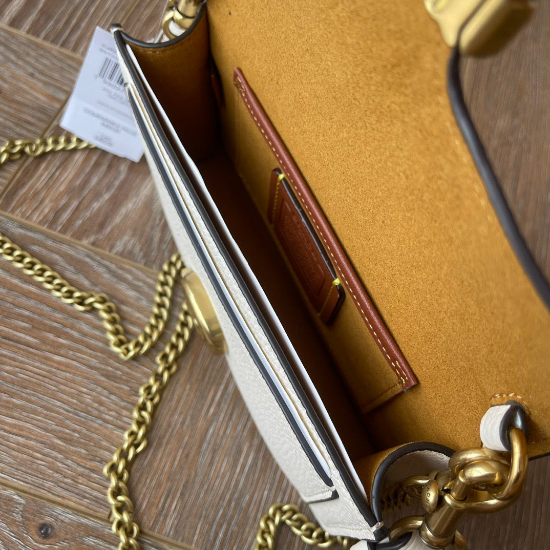 THE TABBY WRISTLET BAG - WHITE  (MINI)