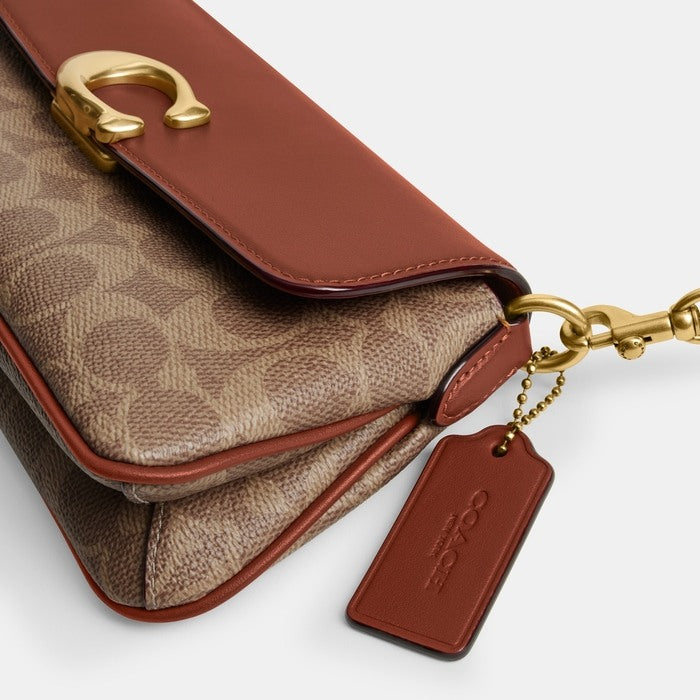 JET BAG - SIGNATURE LIGHT BROWN