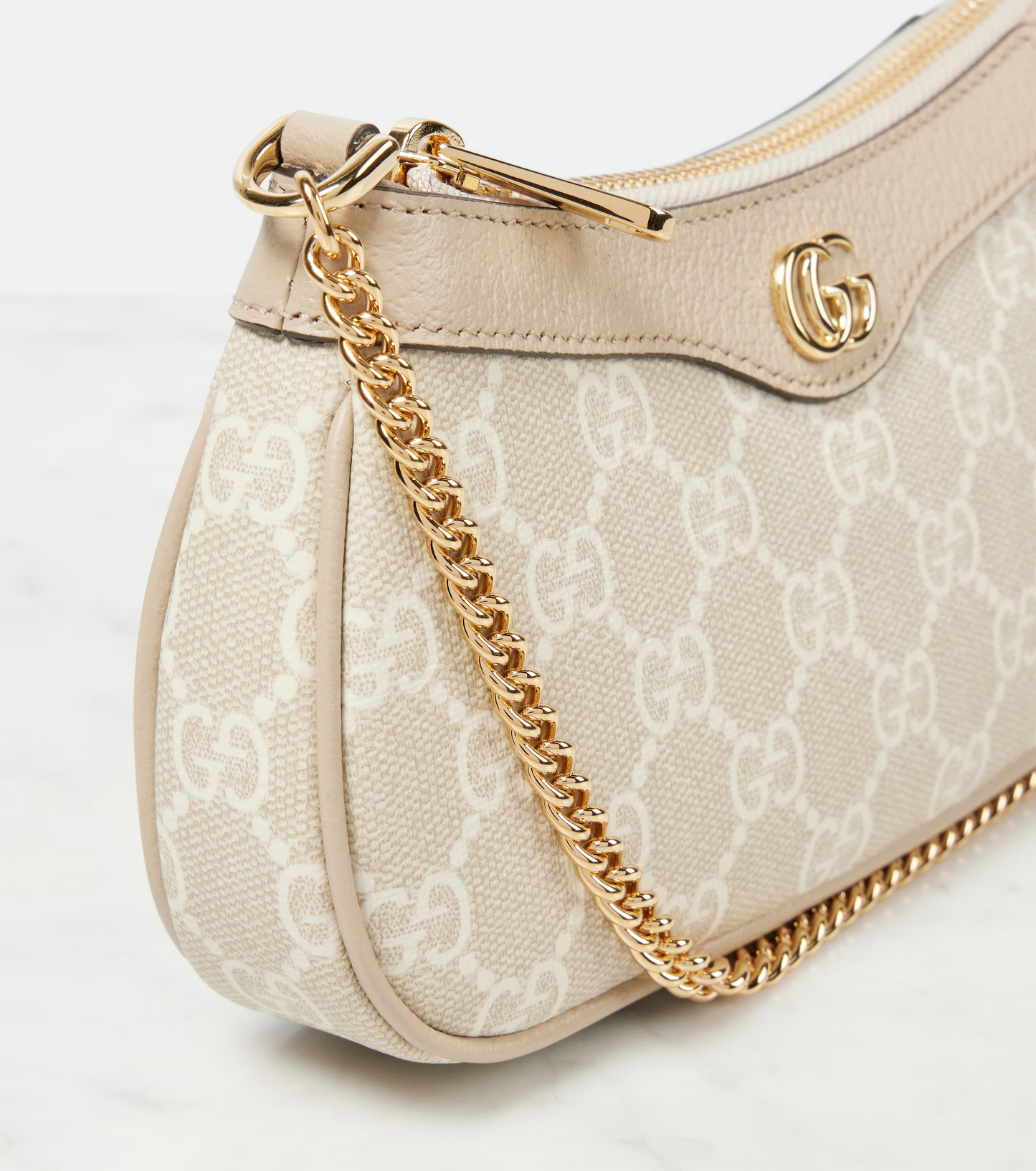 THE OPHIDIA MINI BAG SHOULDER BAG NUDE