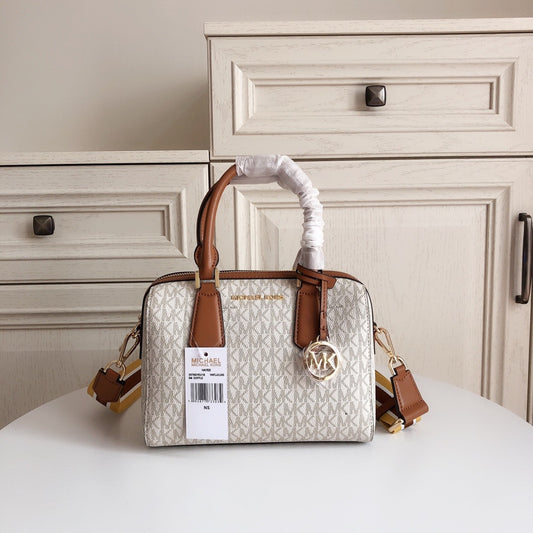SATCHEL CROSSBODY BAG -  WHITE