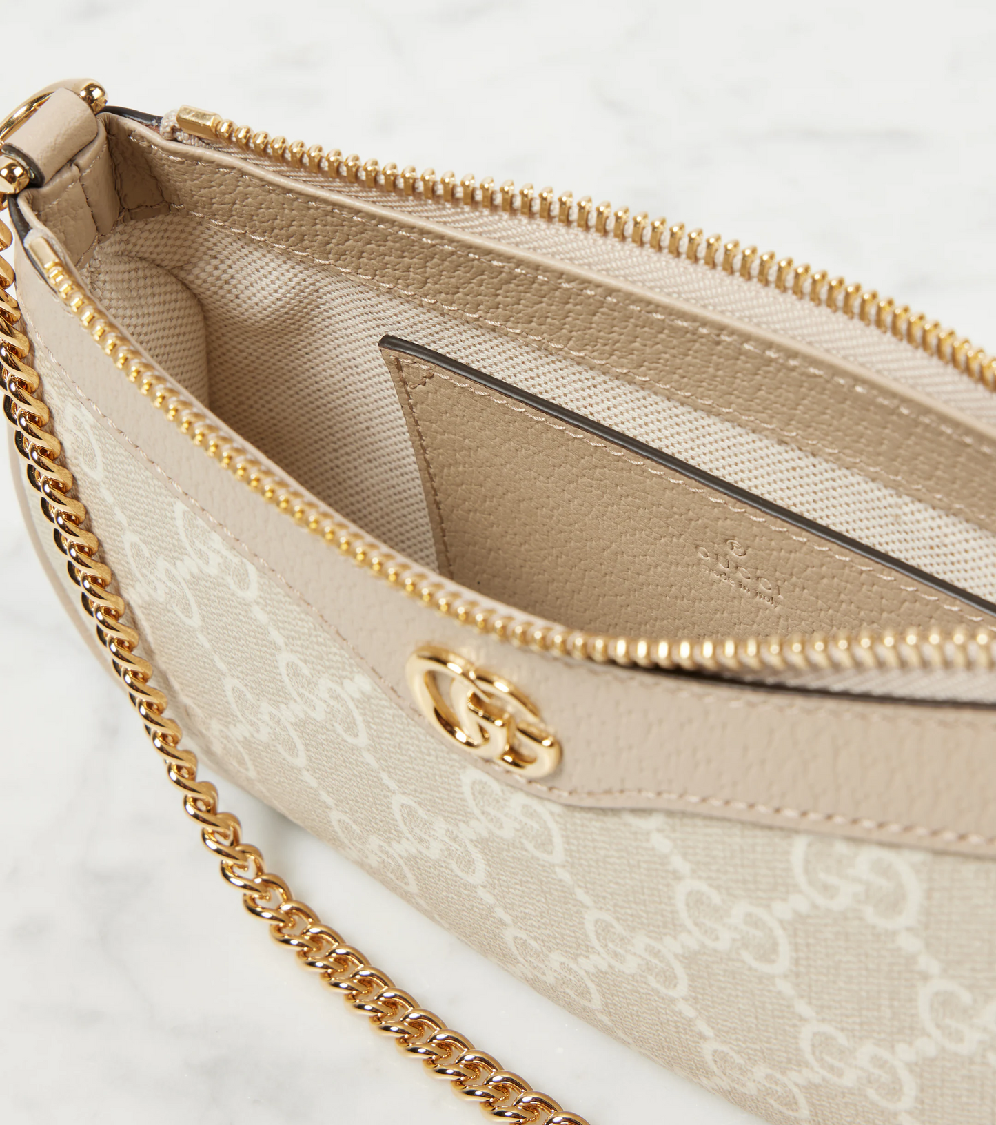 THE OPHIDIA MINI BAG SHOULDER BAG NUDE