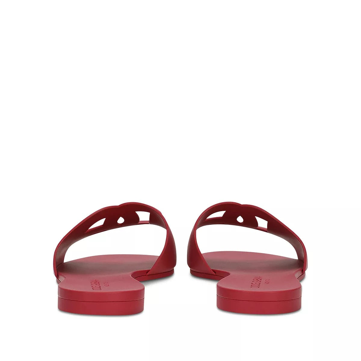 DG RUBBER SLIDE SANDALS - FUCHSIA (PINK RED)