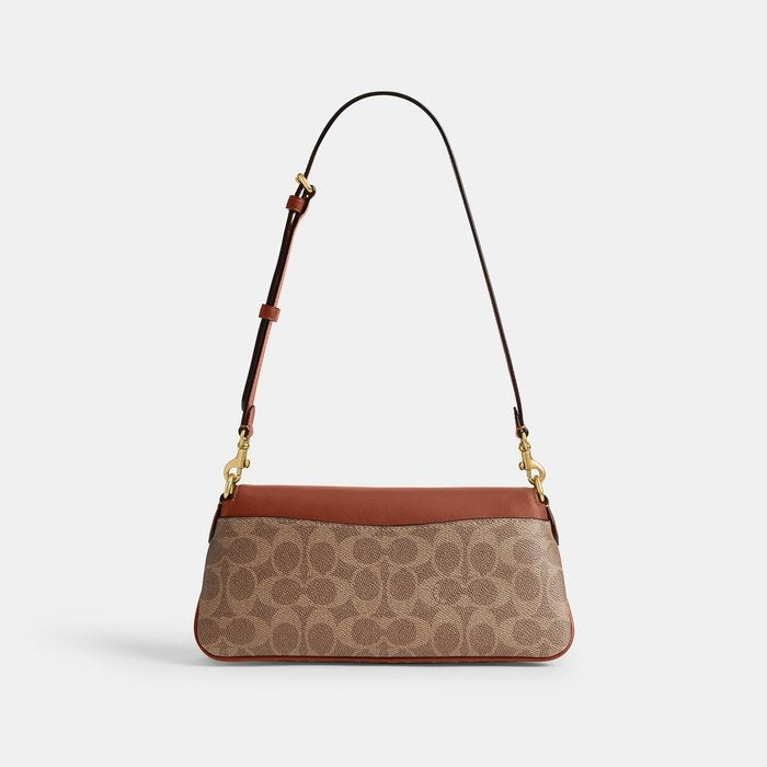 JET BAG - SIGNATURE LIGHT BROWN