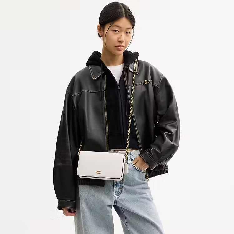 COACH MILA CROSSBODY BAG - WHITE