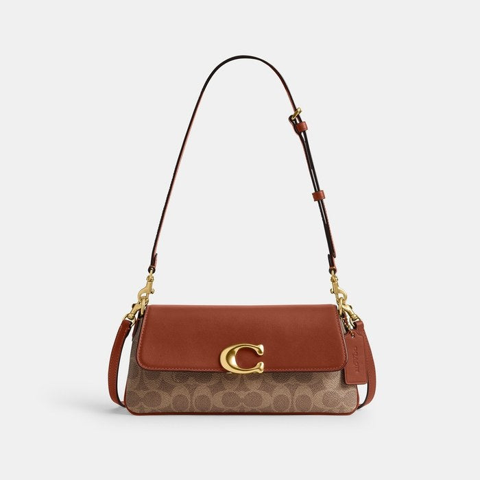 JET BAG - SIGNATURE LIGHT BROWN