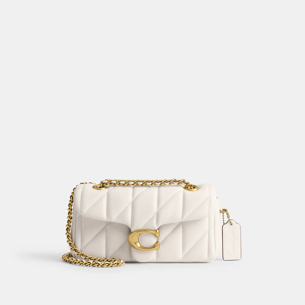 TABBY PILLOW QUILTED BAG - WHITE