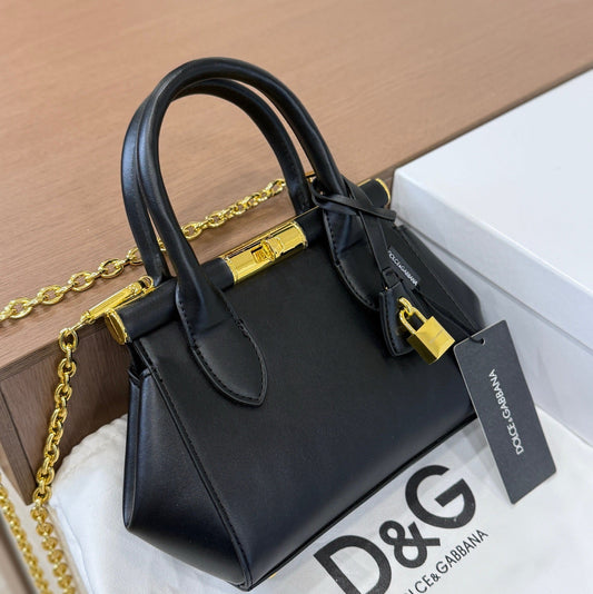 MINI TOP HANDLE BAG – BLACK