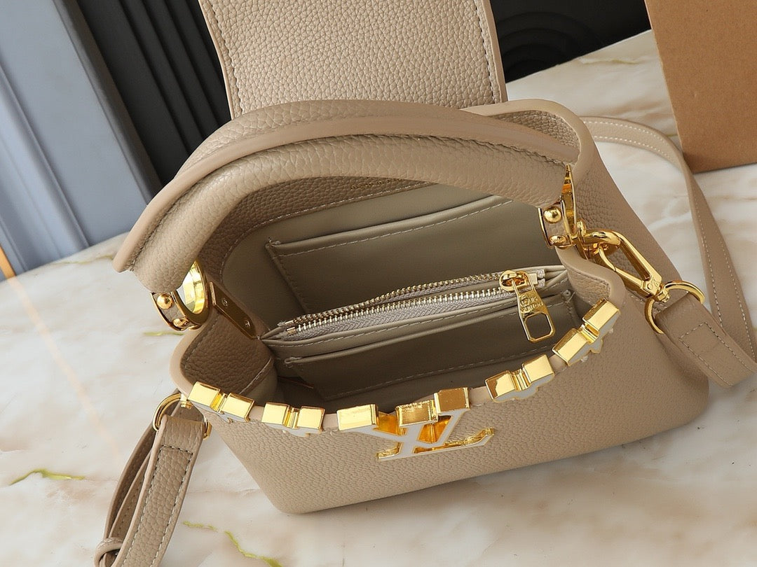CAPUCINES MINI BAG - NUDE