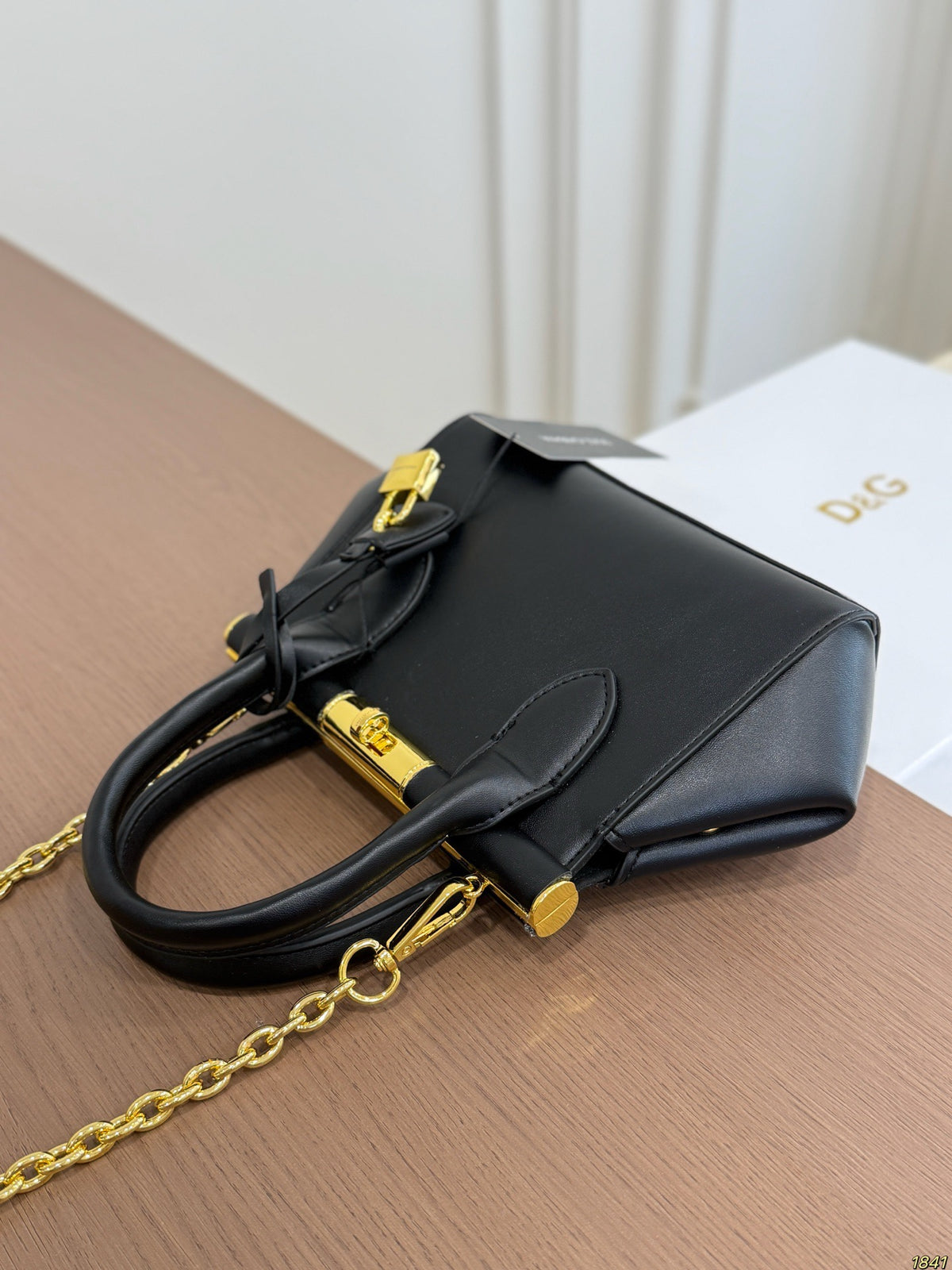 MINI TOP HANDLE BAG – BLACK