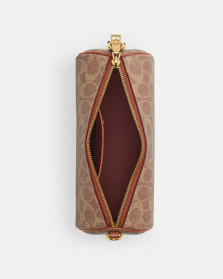 BARREL BAG - BROWN